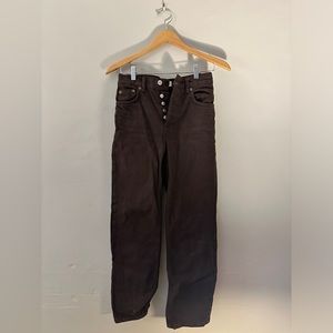 Zara Women’s Brown High Rise Jeans Size 2